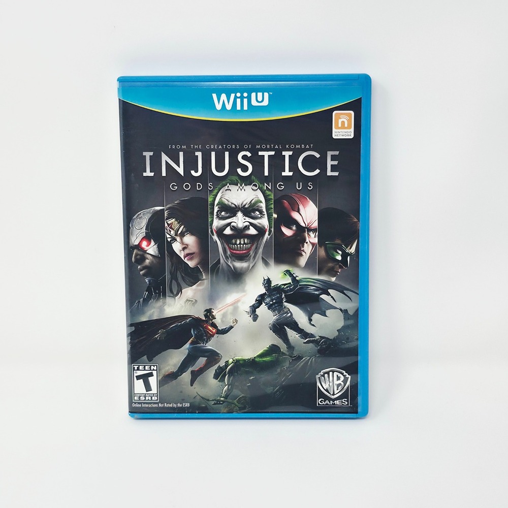 Nintendo‎ Wii U Injustice Gods Among Us Video Game CIB Fighting Warner Bros